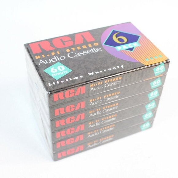 Lot of 12 New Sealed Blank Audio Cassette Tapes  Maxell UR 60 TDK D 90 RCA HiFi - Picture 2 of 12